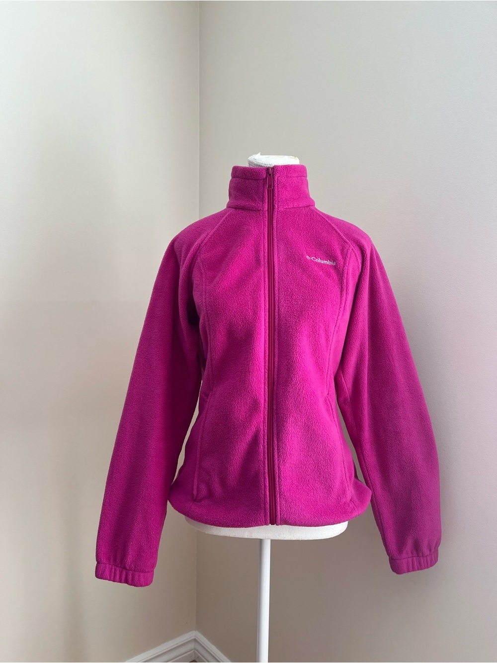 Columbia Women's Full-Zip Fleece Jacket - Bright Pink